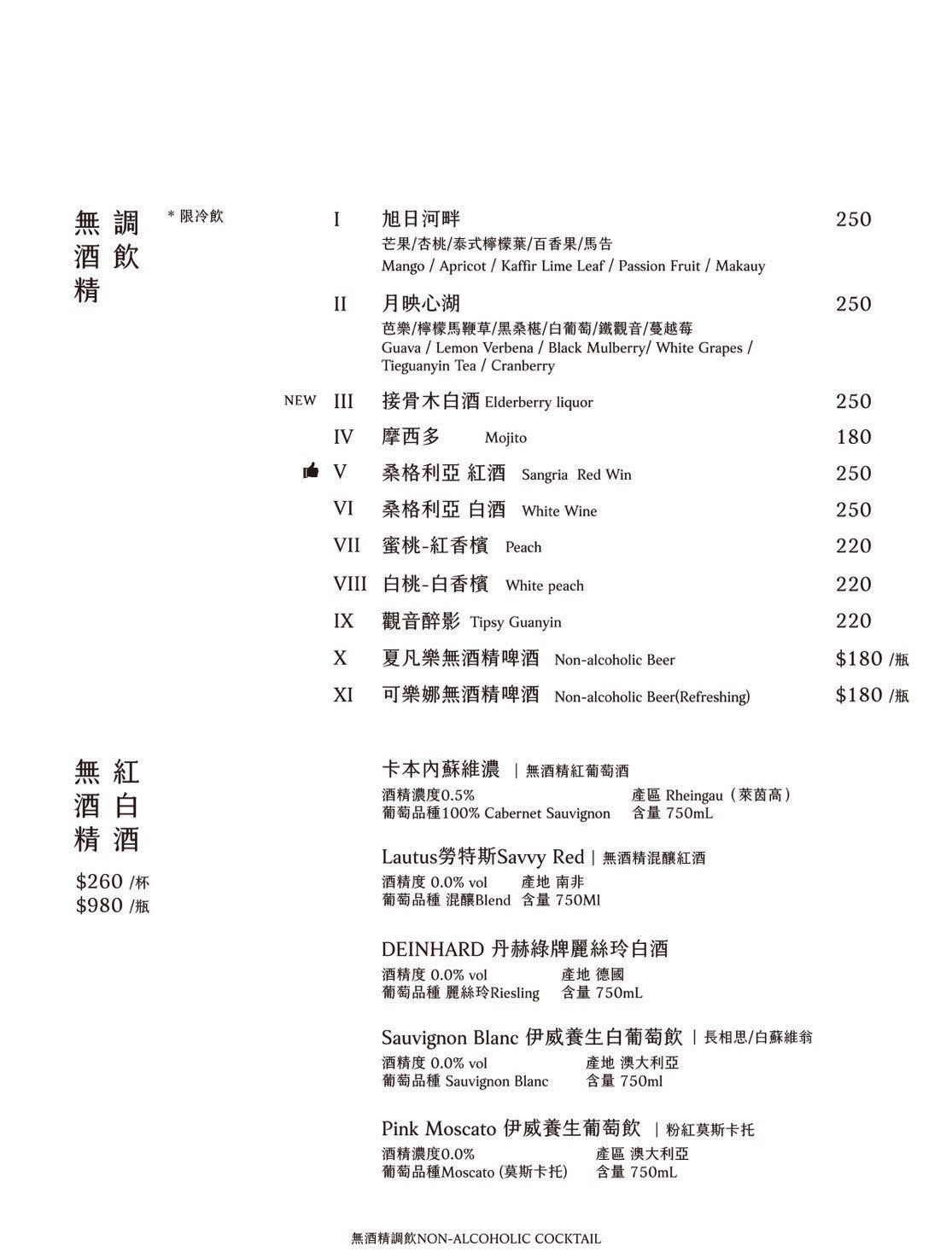 菜單 4